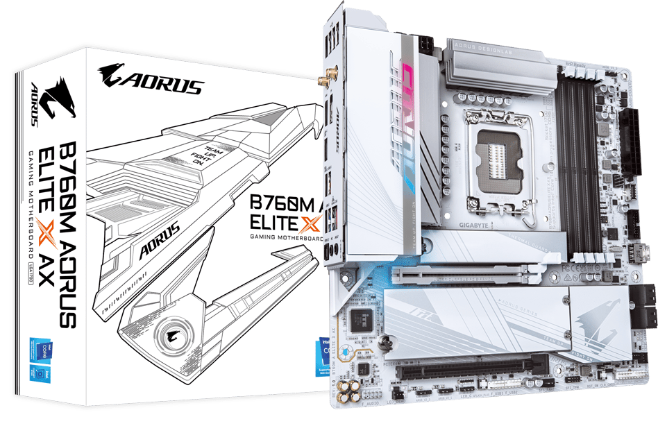 Gigabyte B760M Aorus Elite X AX