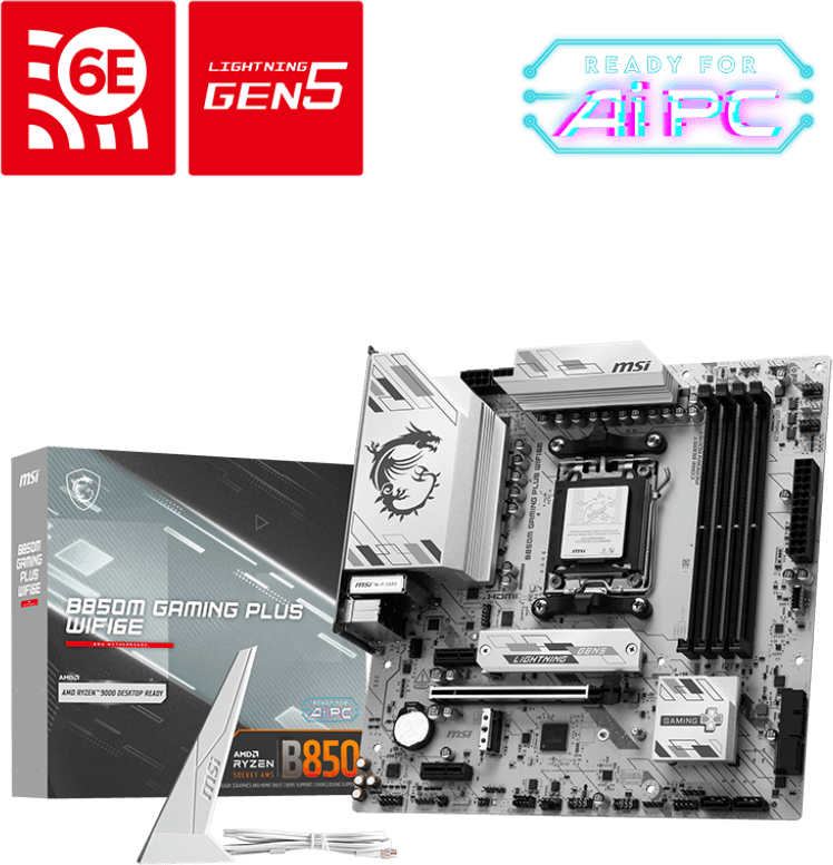 MSI B850M Gaming Plus WIFI6E