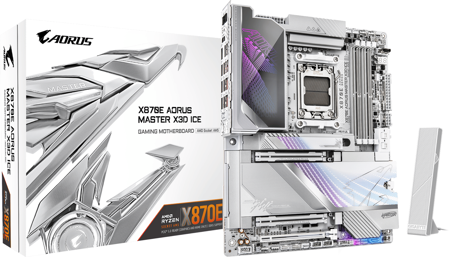 Gigabyte X870E Aorus Master X3D Ice