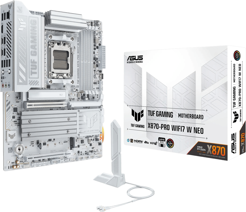 ASUS TUF Gaming X870-Pro WIFI7 White Neo