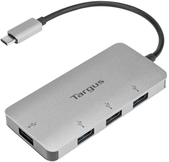 Targus USB-C-adapter 4x USB-A 3.0 Silver