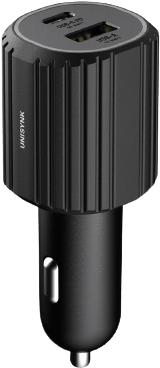 Unisynk USB-C/A Billaddare PD 72W Svart