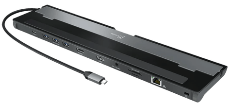 J5CreateUSB-C Dual Hdmi Dockningsstation 10 portar