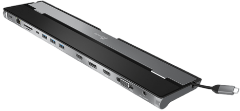 J5Create USB-C Triple Display Dockningsstation 13 portar