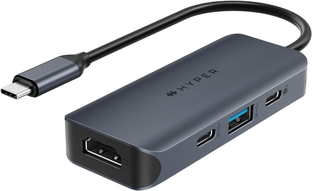 Hyperdrive 4-in-1 USB-C Hub Midnattsblå