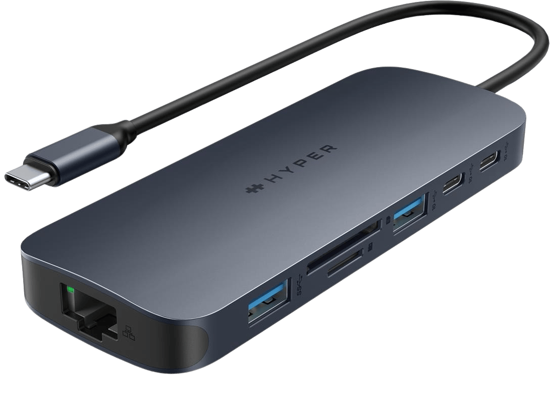 Hyperdrive 10-in-1 USB-C Hub Midnattsblå