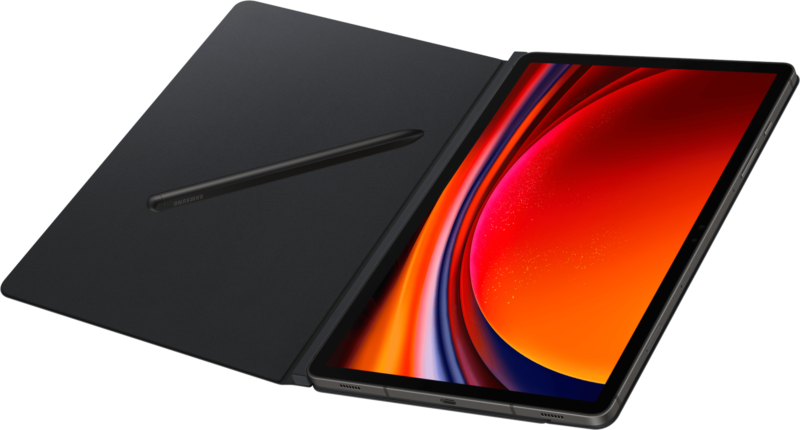 Samsung Galaxy Tab S9 FE/S9 Book Cover Svart