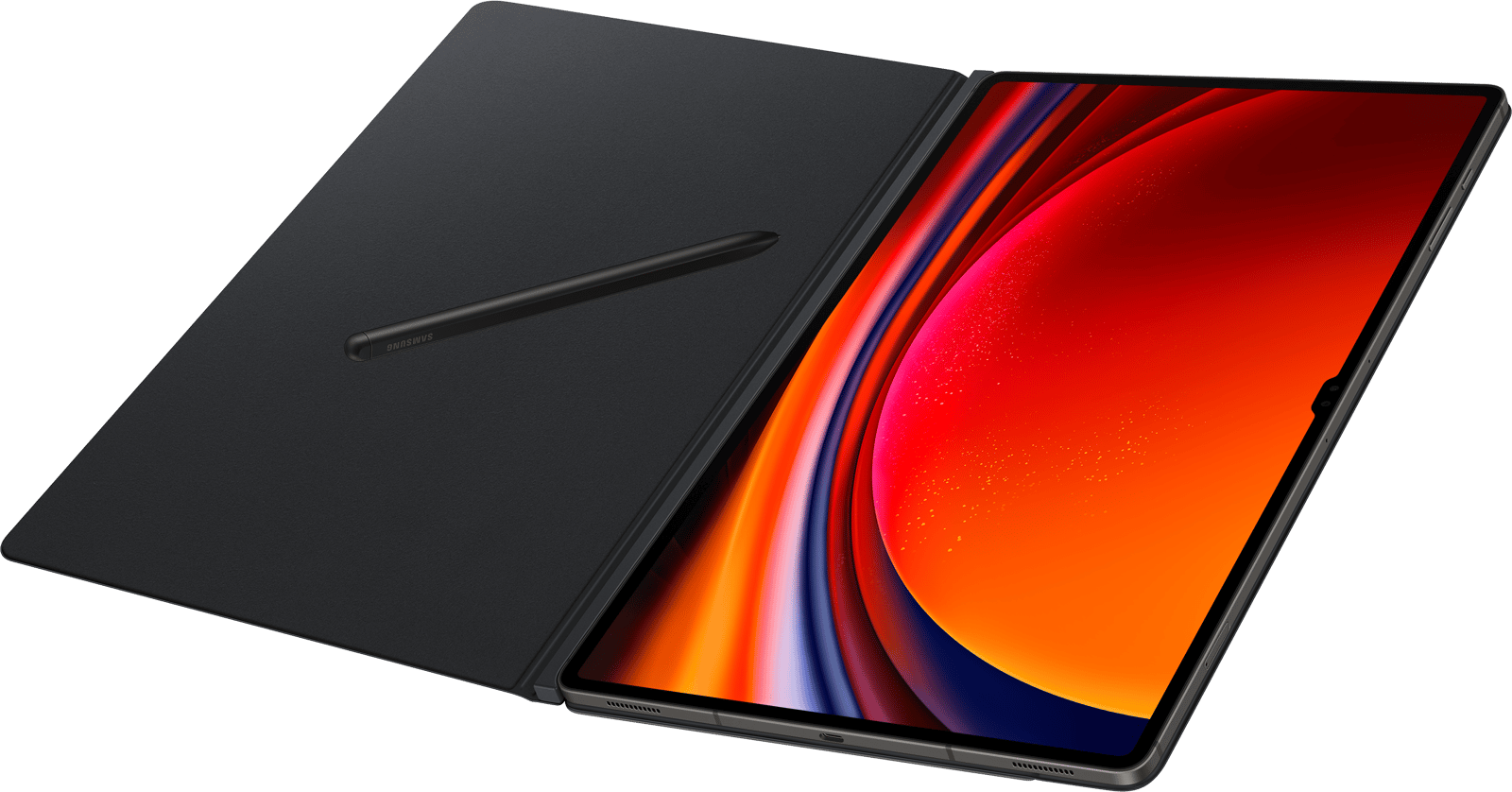 Samsung Galaxy Tab S9 Ultra/S10 Ultra Book Cover Svart