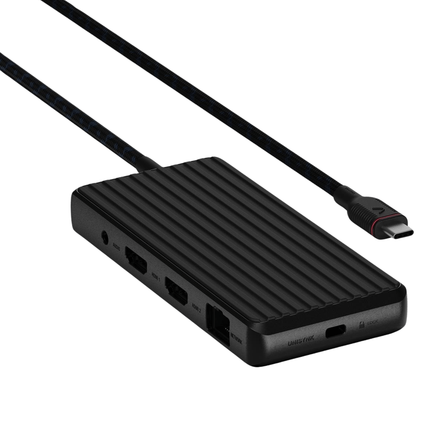 Unisynk 9 Port Dual Display USB-C Hub