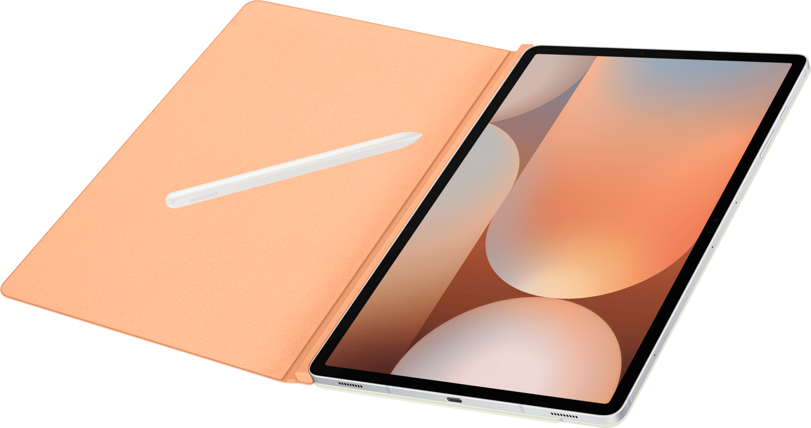 Samsung Galaxy Tab S9+ FE/S9+/S10+ Book Cover Orange