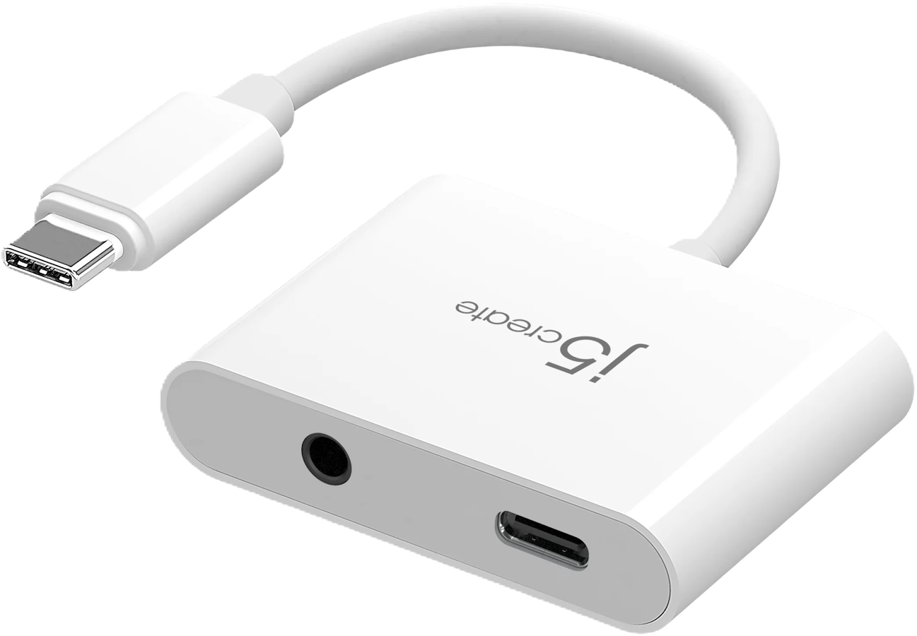 J5 Create USB C till 3.5 med Power Delivery