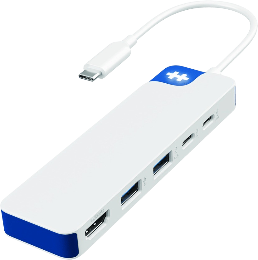 HyperDrive Flex 5 Port USB-C Hub - Blå/Vit