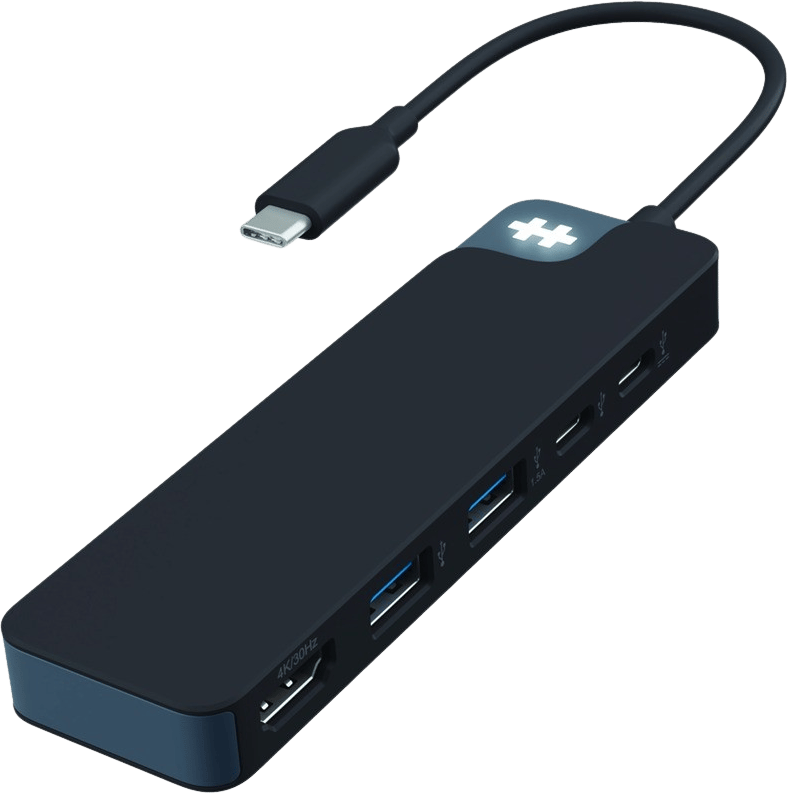 HyperDrive Flex 5 Port USB-C Hub - Svart