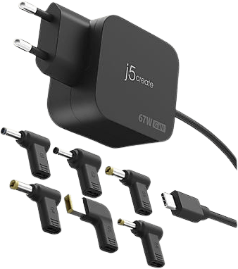 J5 Create 67W GaN USB-C Mini Charger 6 tips