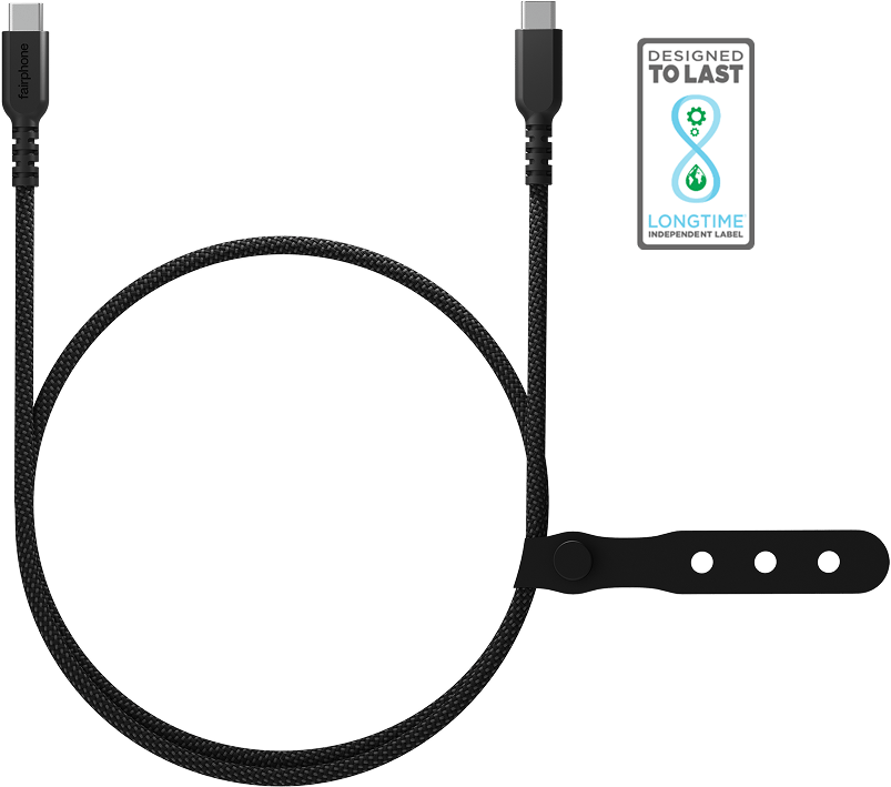 Fairphone USB-C Long Life Charging Cable 2,5m
