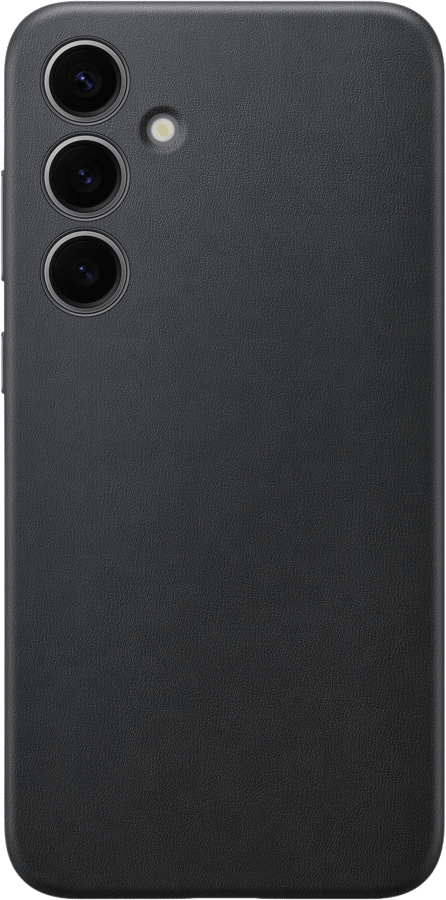 Samsung Galaxy S24+ Vegan Leather Case Svart