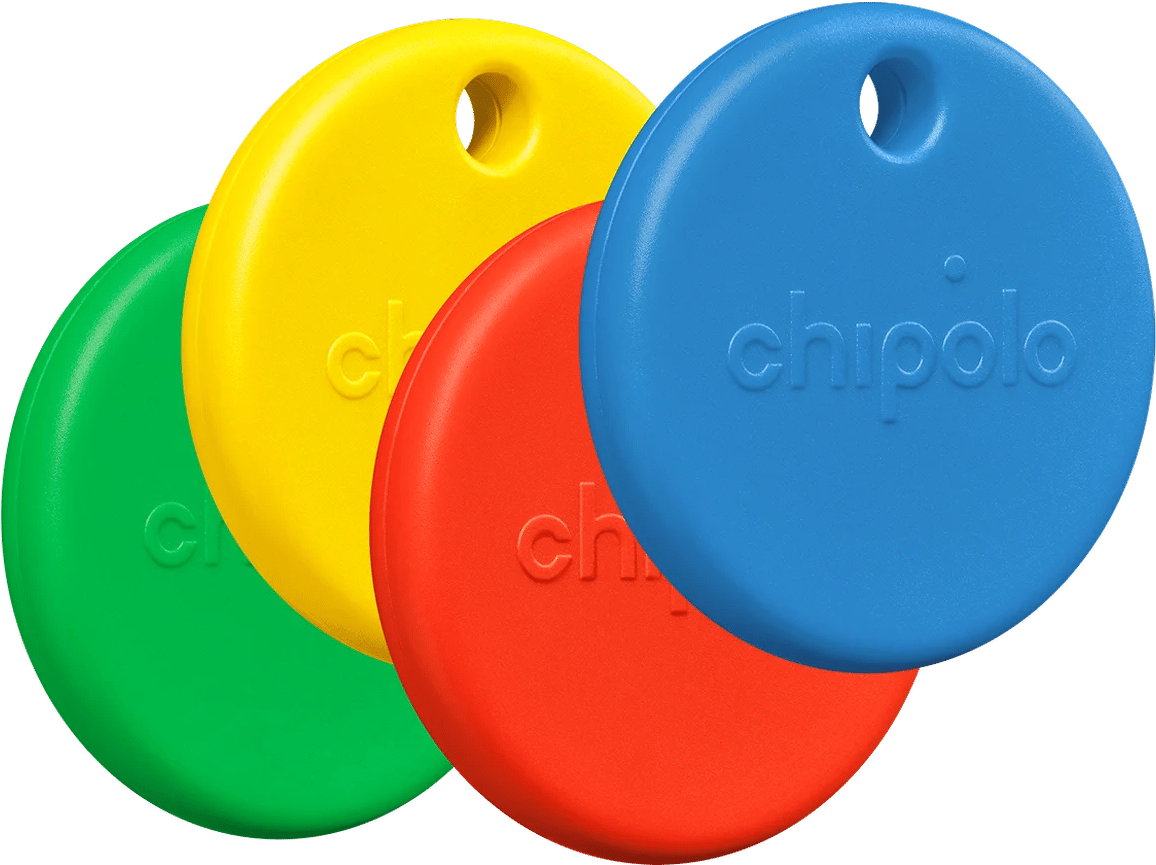 Chipolo POP Röd/Blå/Gul/Grön 4-pack