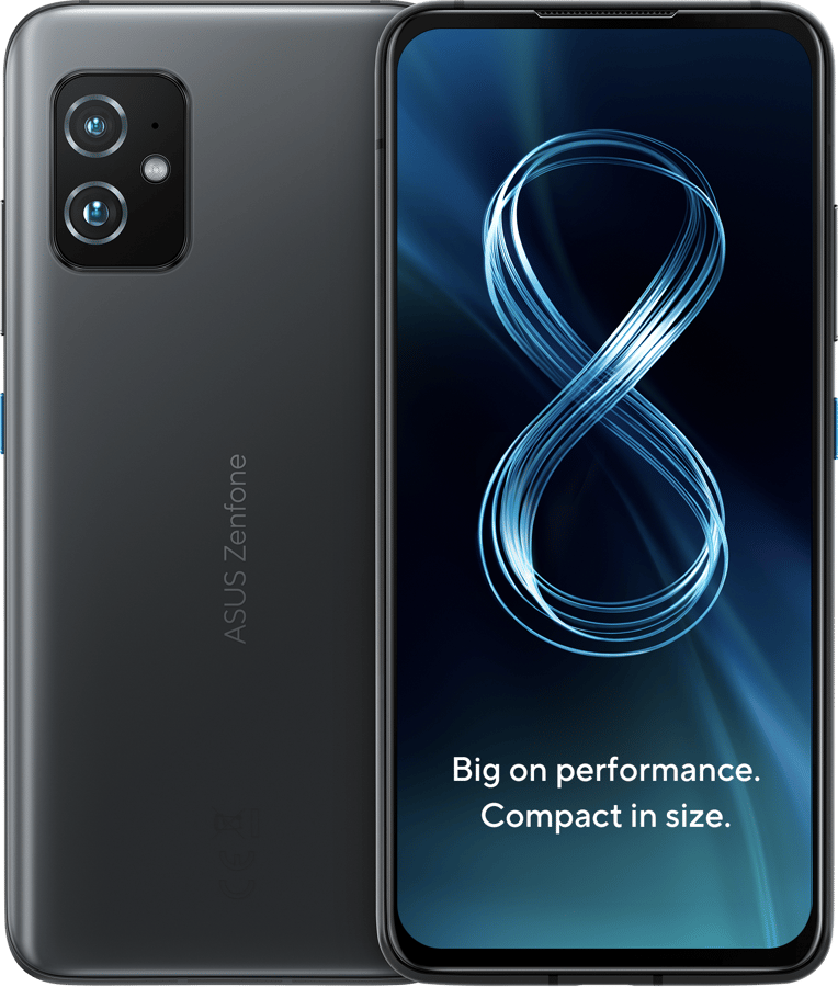 ASUS Zenfone 8 (8+256GB) Svart - Inet.se