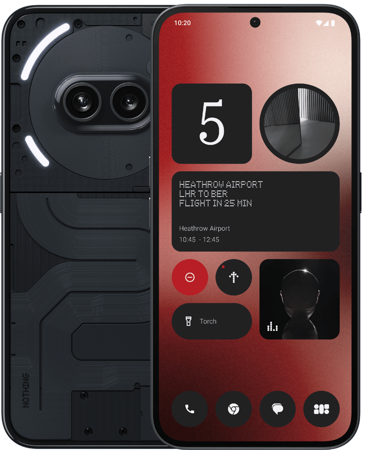 Nothing Phone (2a) 12+256GB Svart