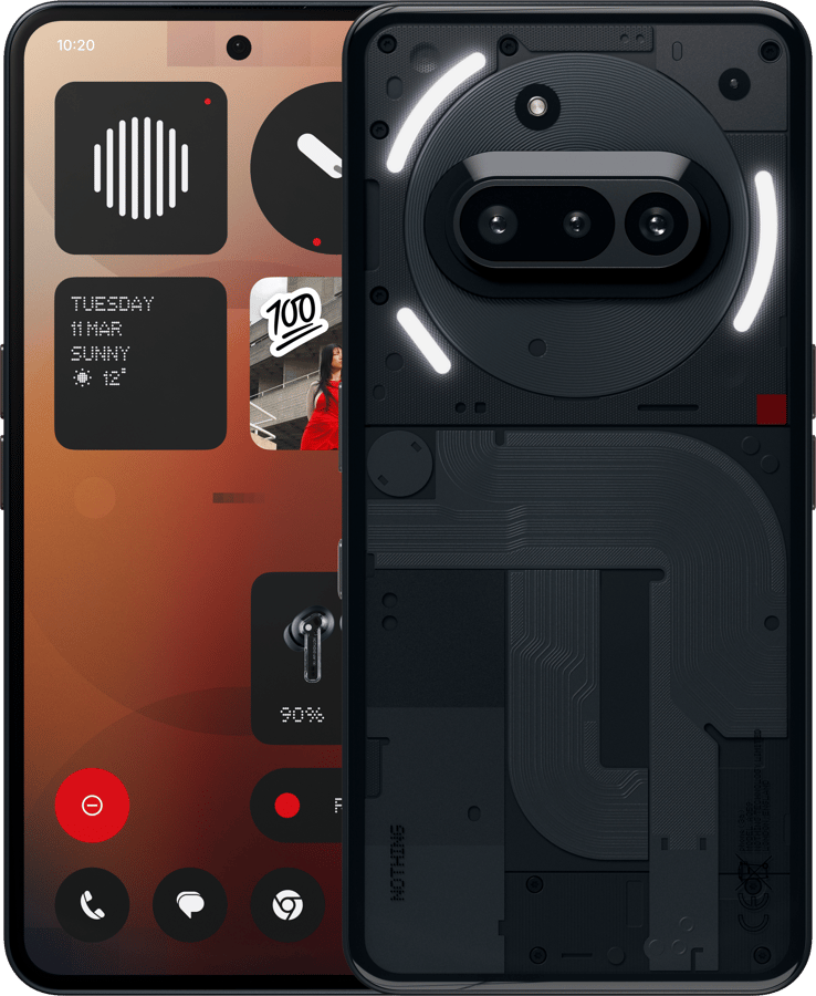 Nothing Phone (3a) 8+128GB Svart