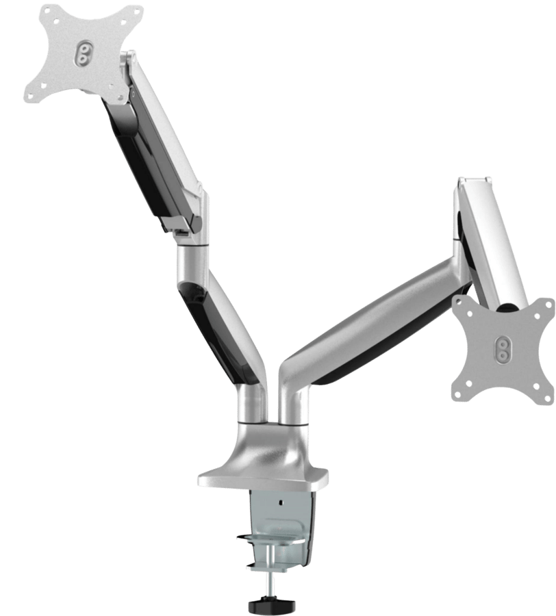 M Deskmount Gas Spring Dual Silver