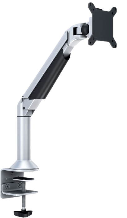 M VESA Gas Lift Arm Desk eller Wall Basic Silver