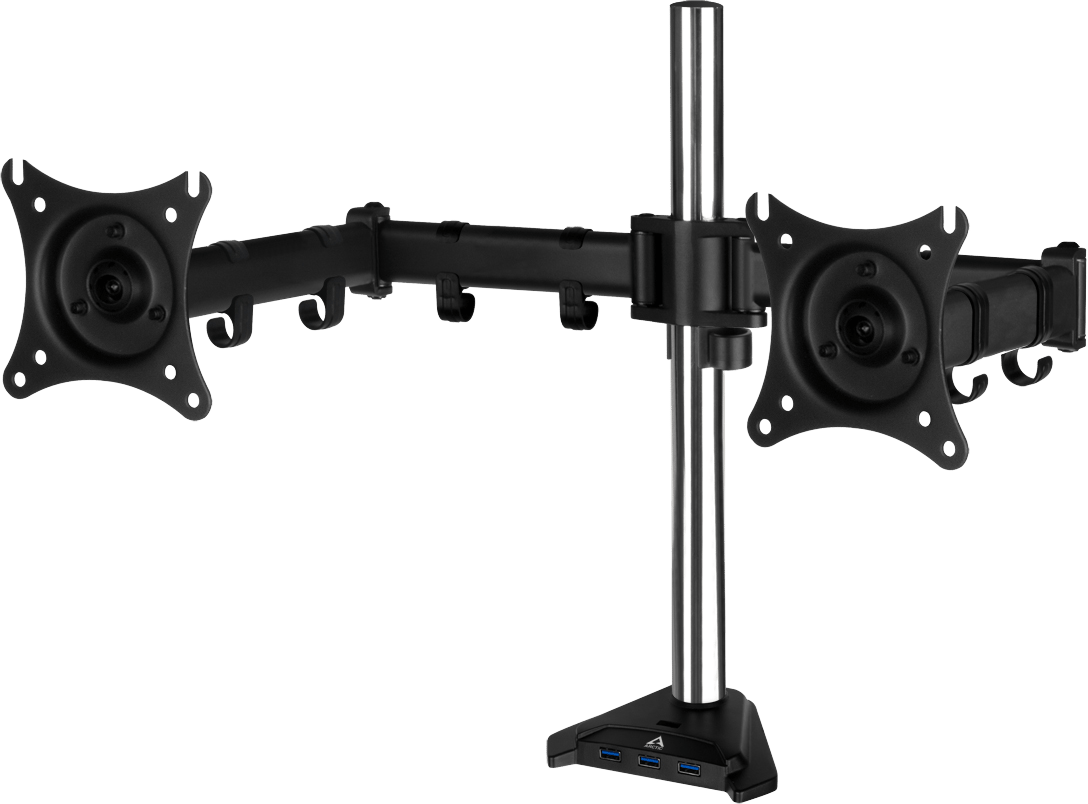 Arctic Z2 Pro Dual Monitor Arm USB-hub