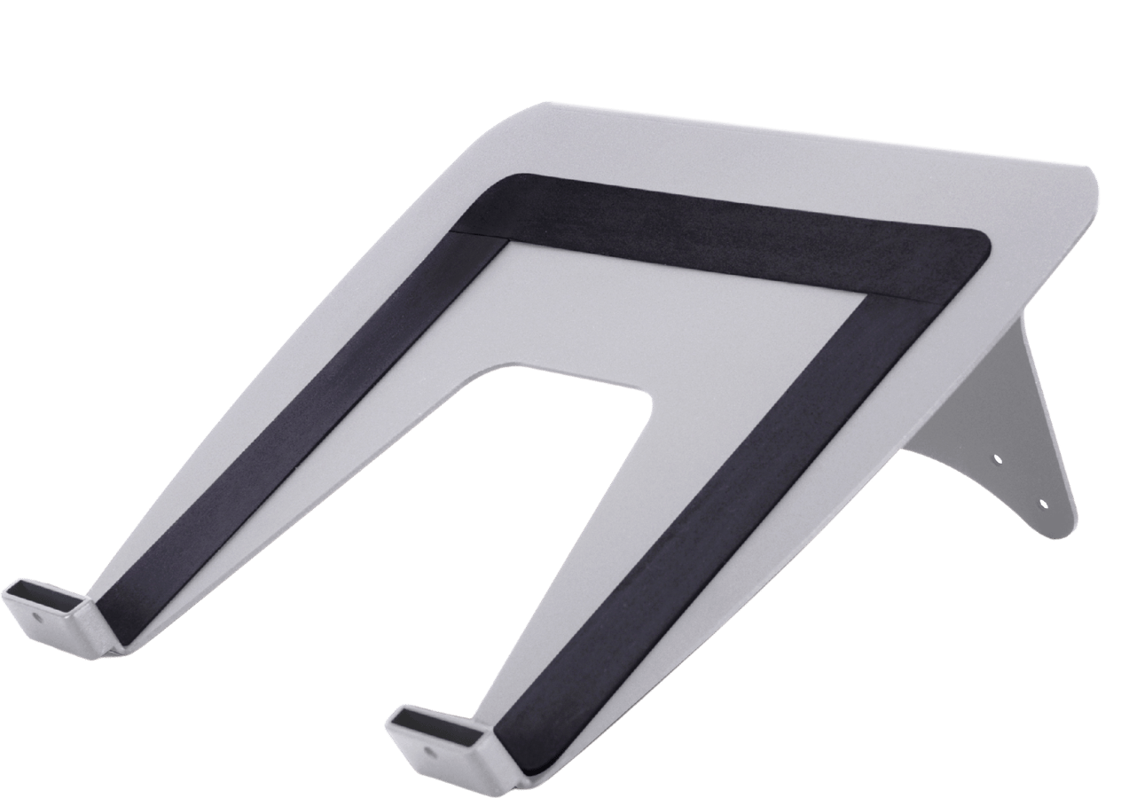 M Laptop Holder Gas Lift Arm Silver