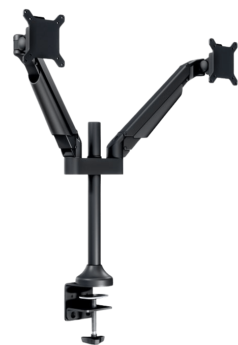 M VESA Gas Lift Arm Dual Svart