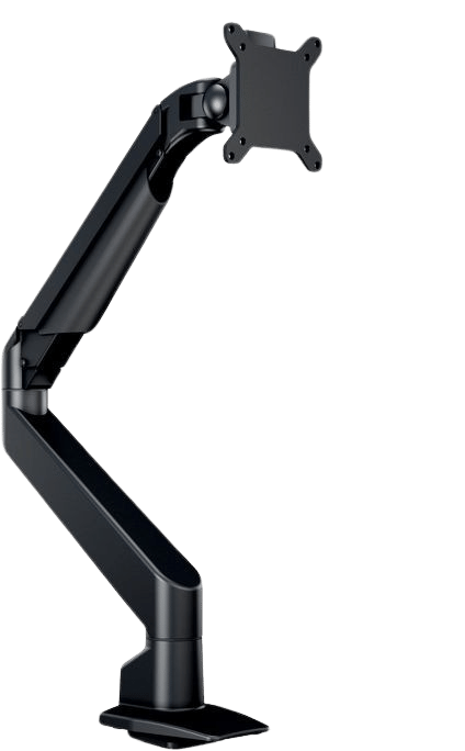 M VESA Gas Lift Arm Single HD Svart