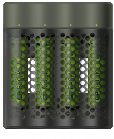 GP ReCyko Batteriladdare Speed 4x 950 mAh AAA på köpet Grå