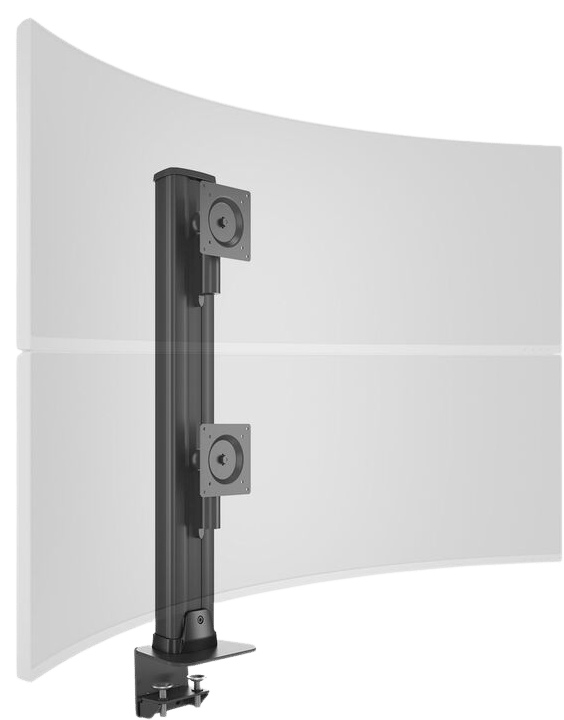 M VESA Deskmount HD Dual Vertical 32"-55"
