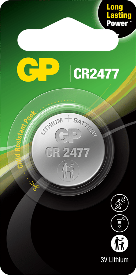 GP Litiumbatteri Knappcell CR2477 3V 1-P
