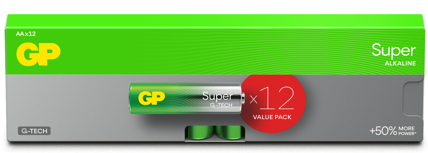 Baltrade.eu - B2B shop - 4 x GP Super Alkaline LR6 / AA alkaline battery