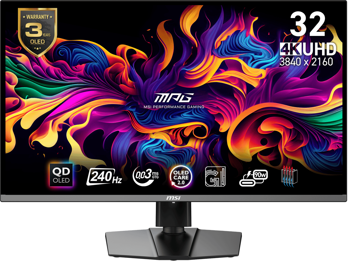 MSI 32" MPG 321URX OLED 4K 240 Hz USB-C