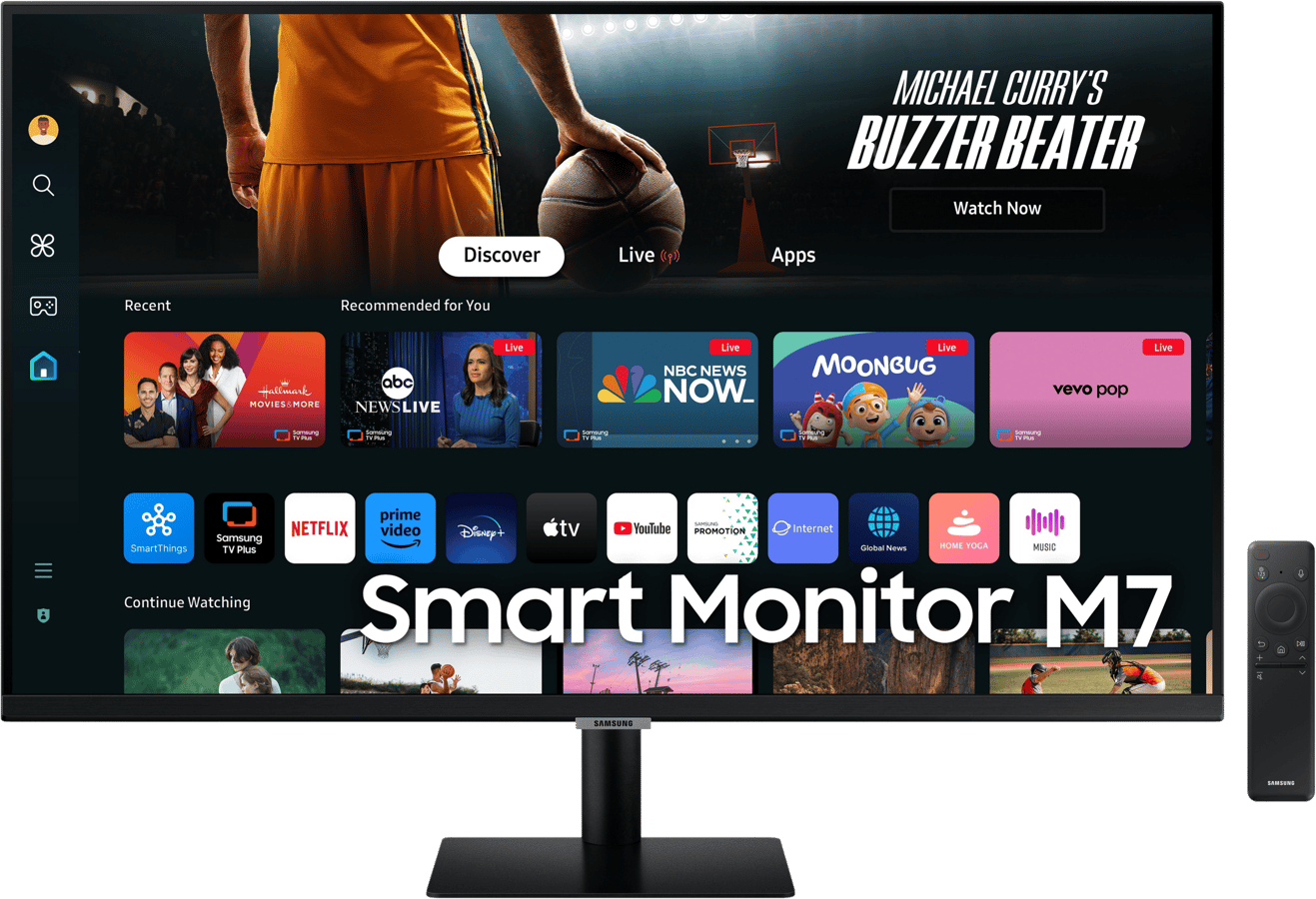 Samsung 32'' Smart Monitor M70D VA 4K USB-C