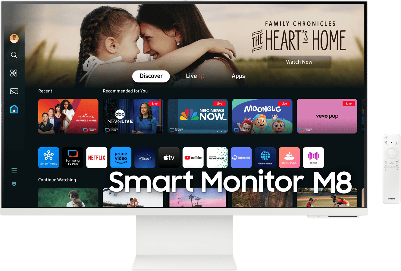 Samsung 32'' Smart Monitor M80D VA 4K USB-C