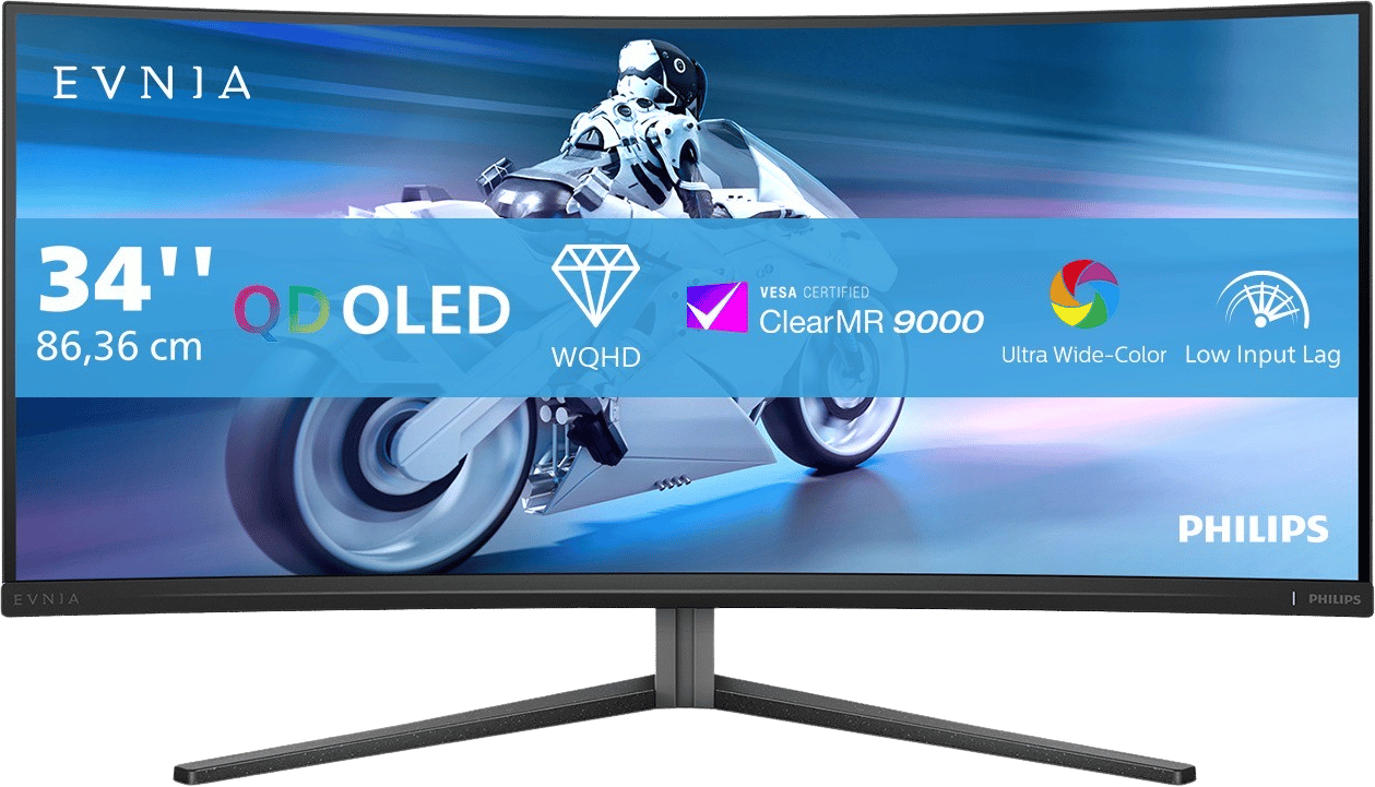 Philips 34" Evnia 34M2C6500 OLED WQHD (1800R) 175 Hz Ambiglow