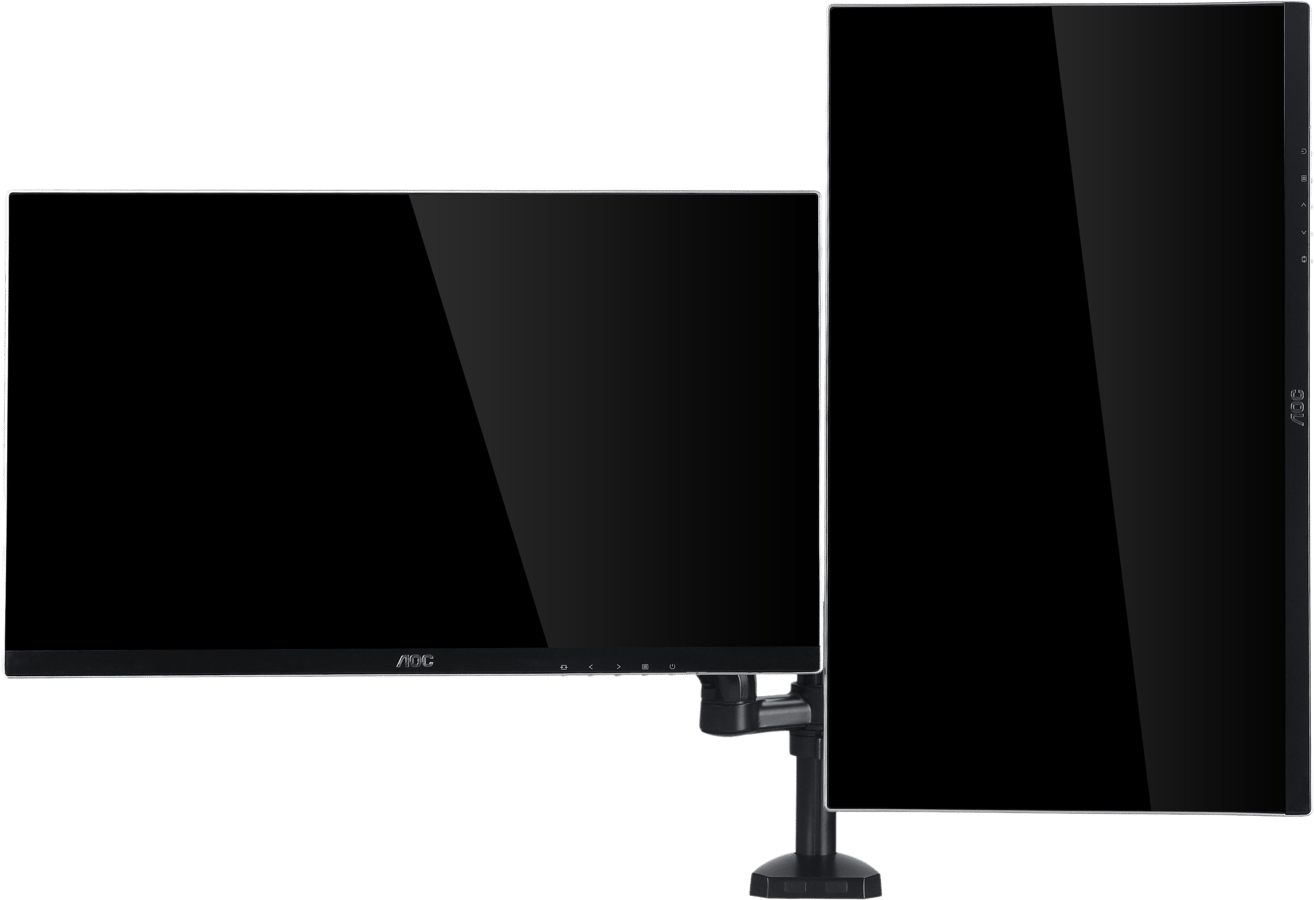 AOC AD110D0 Gas Spring Dual Monitor Arm
