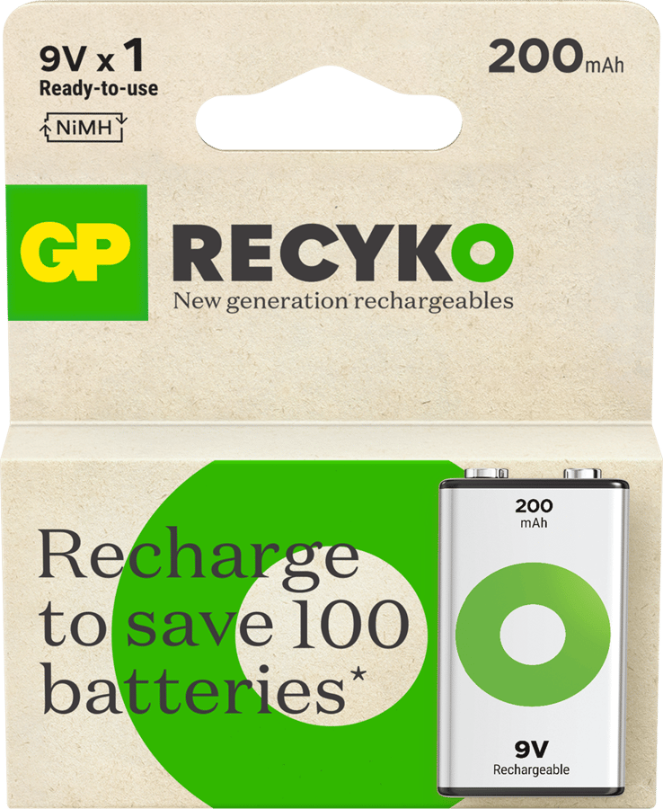 GP ReCyko NiMH 20R8H-2WB1, 1-pack