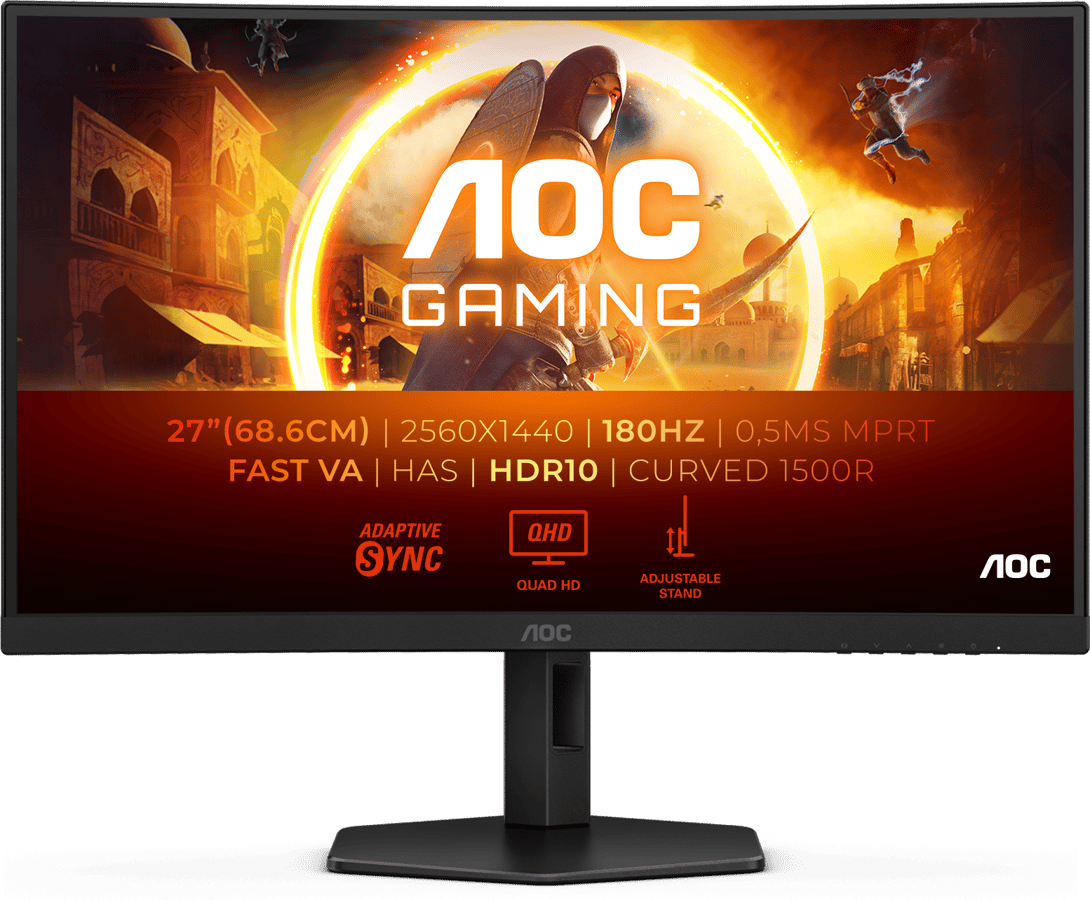 AOC 27'' CQ27G4X VA QHD (1500R) 180 Hz