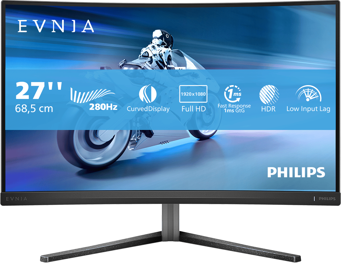 Philips 27" Evnia 27M2C5200W VA (1500R) 280 Hz