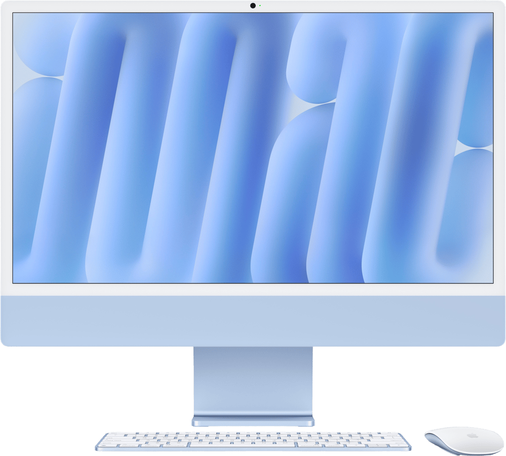 Apple iMac - M4 | 24GB | 10-kärnig grafik | 512GB | Blå