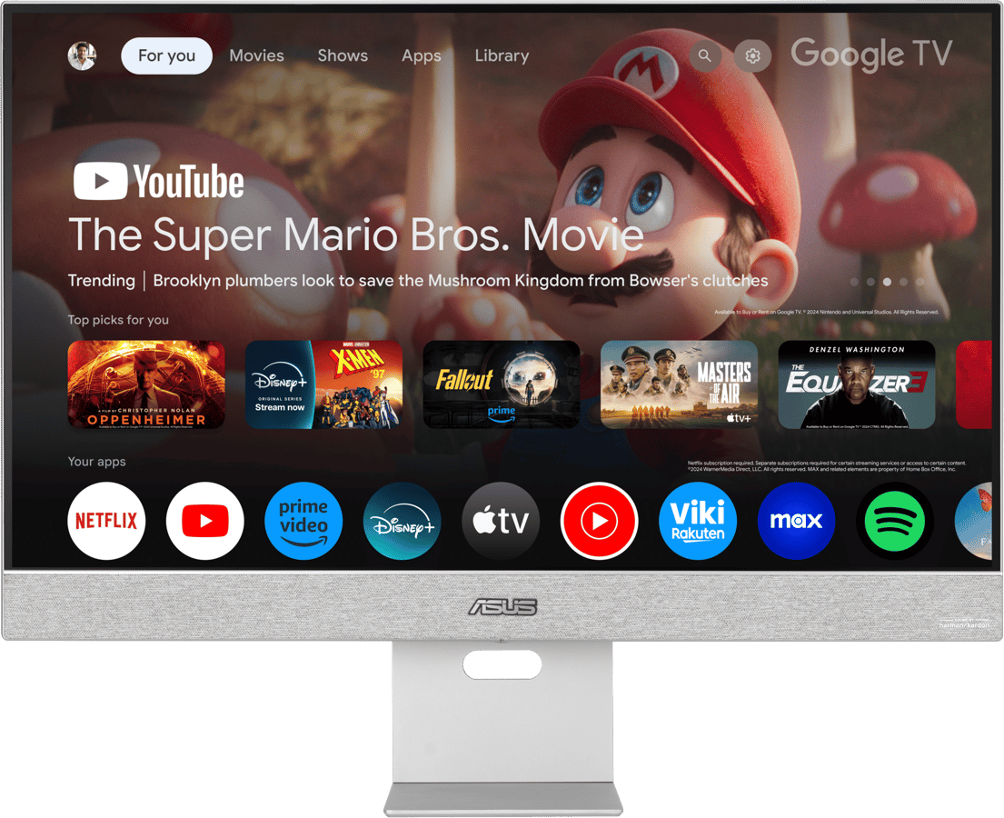 ASUS 27" ZenScreen Smart MS27UC Google TV USB-C