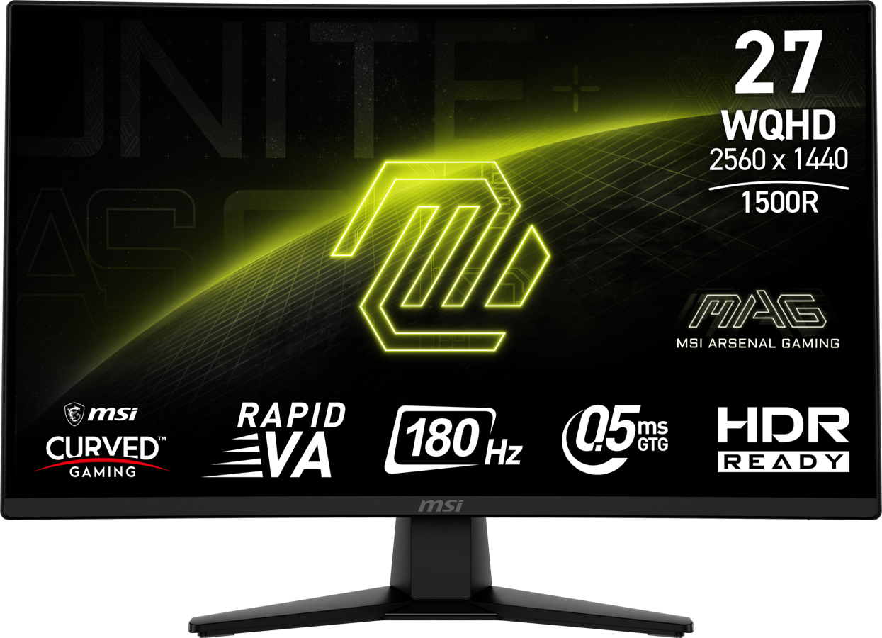 MSI 27" MAG 274CQF VA QHD (1500R) 180 Hz