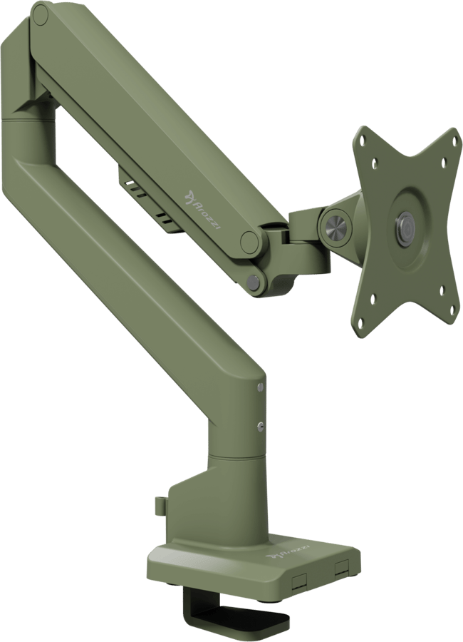 Alzare Neo - Gas Spring Monitor Stand - Forest green