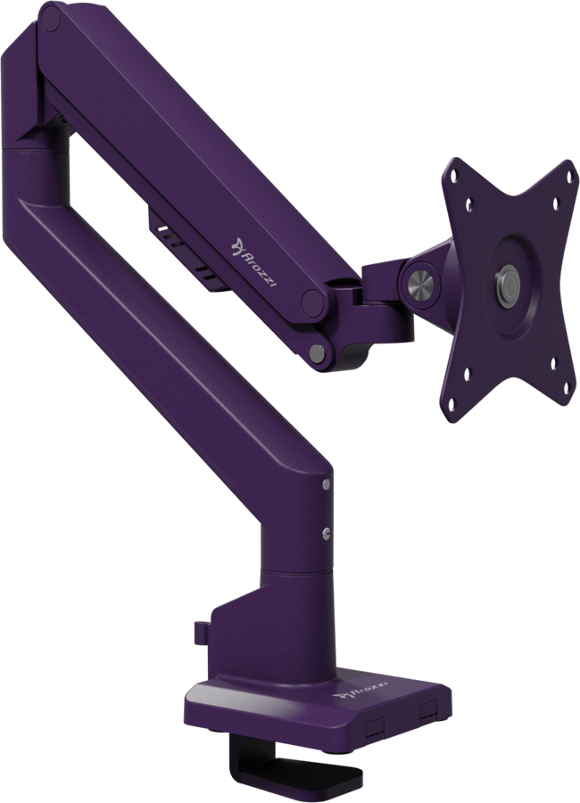 Alzare Neo - Gas Spring Monitor Stand - Purple