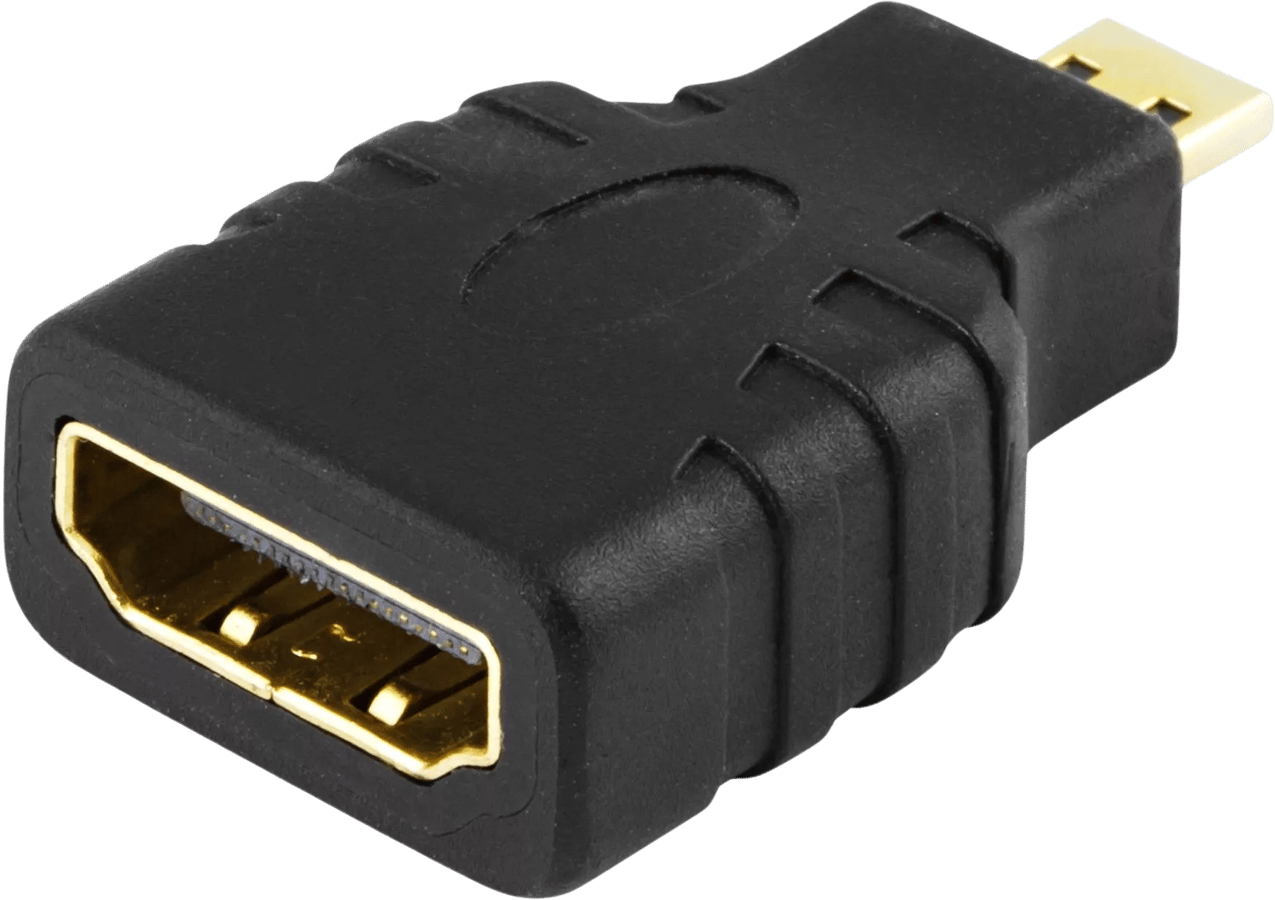 DELTACO Micro HDMI ha - HDMI ho Adapter