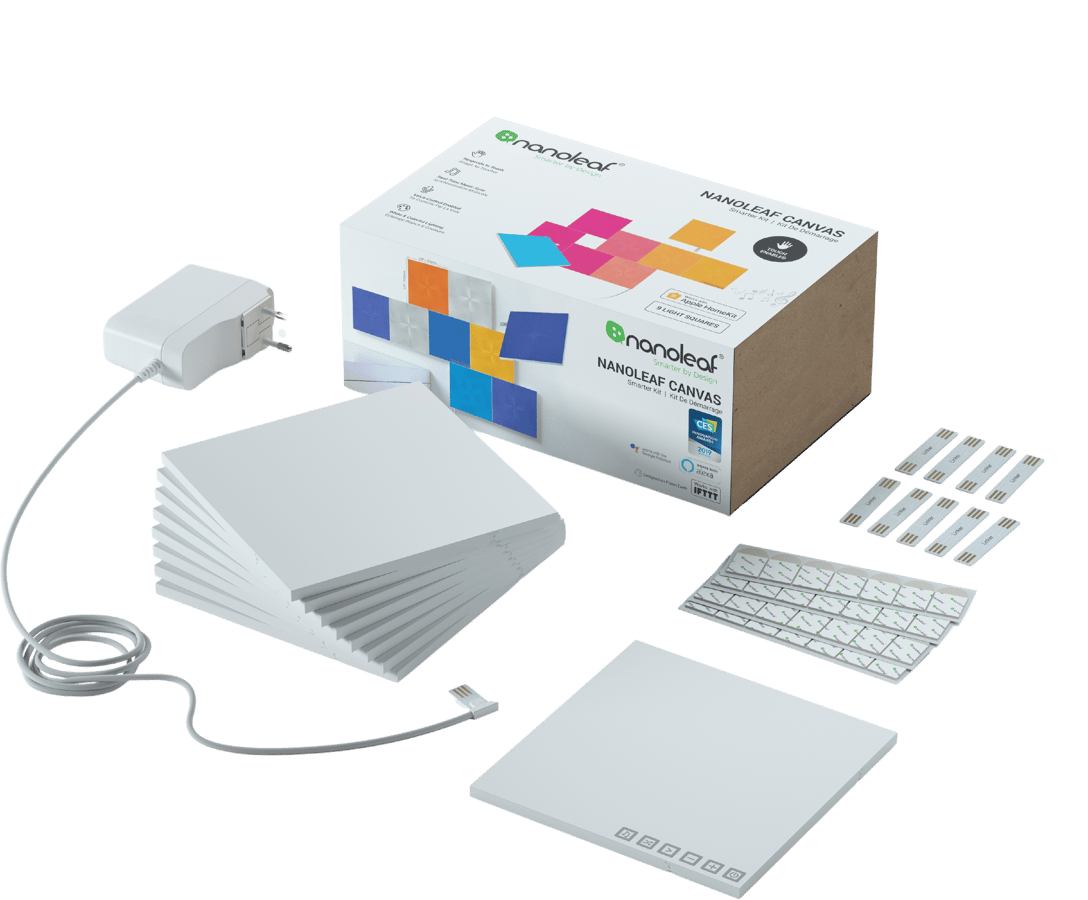 Nanoleaf Canvas Startkit 9 paneler
