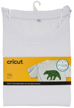 Cricut Infusible Ink Men's White T-Shirt (XXL)